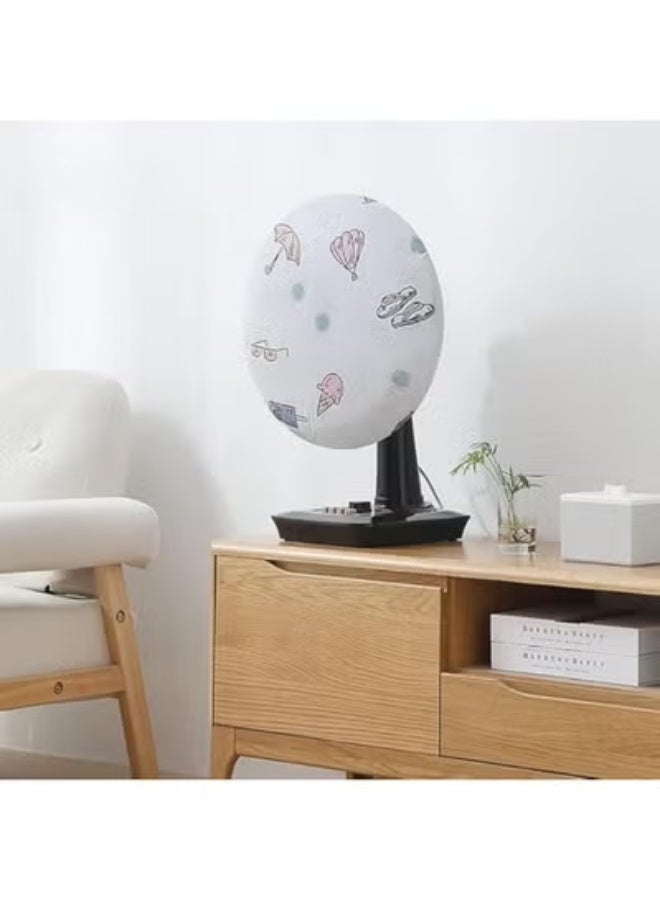 Universal Round Fan Cover for Electric Fans – Dustproof Waterproof Transparent Mesh with Secure Plastic Fit – Easy to Use and Remove, Protects Fans from Dirt and Dust for Home and Office - Image 3